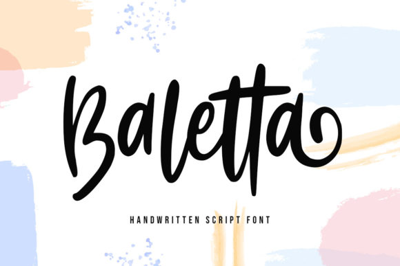 Baletta Script: Crafting Designs with Graceful Flow