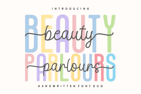 Beauty Parlours Duo: A Font Pairing for Modern Elegance