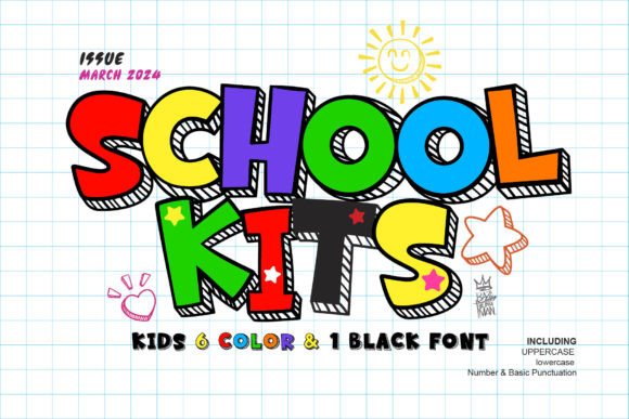 School Kits: Your Go-To Font for Friendly, Playful Design Projects