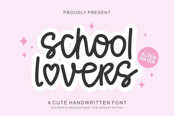 School Lovers: A Font That Brings Playful Motion to Your Brand