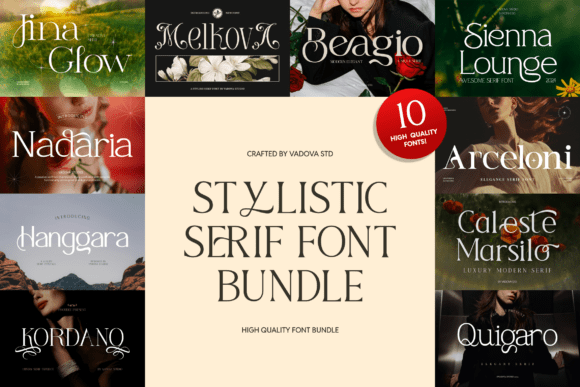 Stylistic Serif: A Font Bundle for Elevated Design