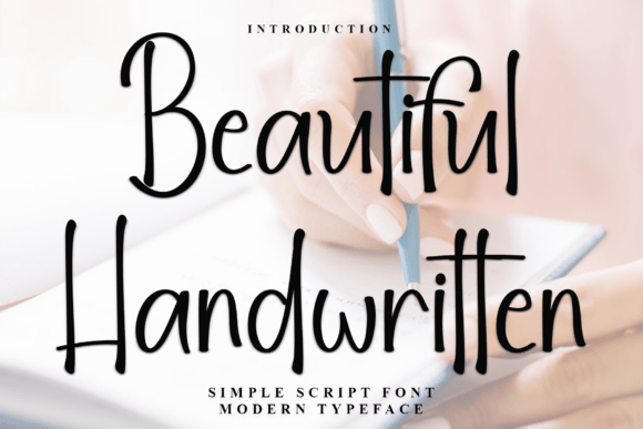 The Authentic Touch of Beautiful Handwritten