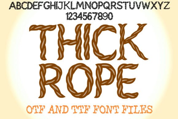 Thick Rope: A Bold Typeface for Adventure Branding